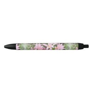 Mooie Roze Belladonna Lelie Custom Pen