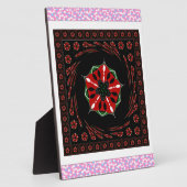 Mooie Roze Blauw Wit Harten van Liefde Ontwerp Fotoplaat (Zijkant)