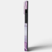 Mooie Roze Bloem Abstracte Fractale Initialen Case-Mate iPhone Case (Achterkant / Links)