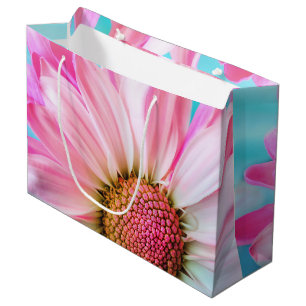 Mooie roze bloem close-up foto groot cadeauzakje
