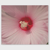 Mooie roze bloem close-up foto inpakpapier (Vlak)