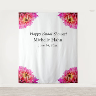 Mooie Roze Bloem Foto Prop Wandkleed