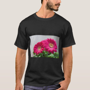 Mooie roze bloem Logo T-shirt
