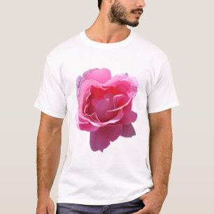 Mooie roze bloem t-shirt
