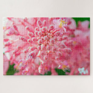 Mooie roze bloemen legpuzzel