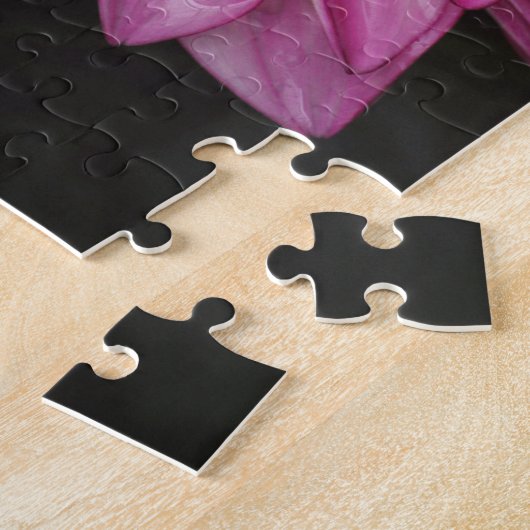 Mooie roze Dahlia Bloempuzzel Legpuzzel (Zijkant)