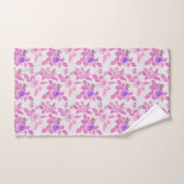 Mooie roze en Paarse Rozen Bad Handdoek (Handdoek)