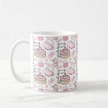 Mooie Roze en Witte Kattenmok