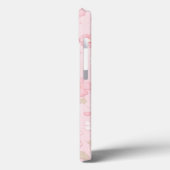 Mooie Roze Esthetische Bloempatroon Case-Mate iPhone Case (Achterkant / Links)