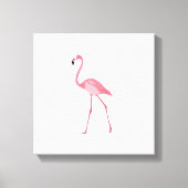 Mooie roze flamingo canvas afdruk (Voorkant)