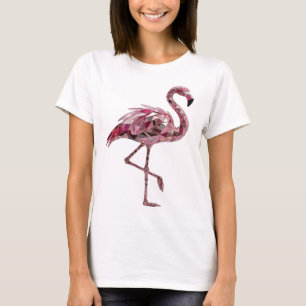 Mooie Roze FLAMINGO Design T-shirt
