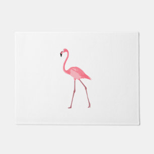 Mooie roze flamingo deurmat