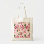 Mooie roze flamingo tote bag (Voorkant)