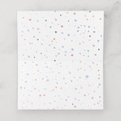 Mooie roze Flamingo Waterverf Place Card (Binnenkant ongevouwen)