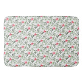Mooie roze Floral Badmat (Voorkant)