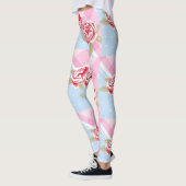 Mooie roze Floral Leggings (Links)