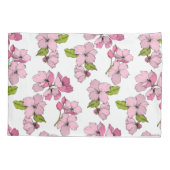 Mooie roze florkleurige Boho-kleuren Kussensloop (Achterkant)