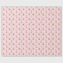 Mooie Roze Gingham, Konijnen en Beren!