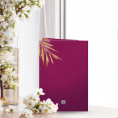 Mooie Roze Gouden Palmen Moederdag op Maat Kaart