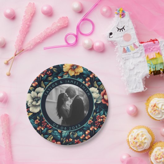 Mooie Roze Huwelijksborden Voor Meisjesuitstapje Papieren Bordje (Feest)