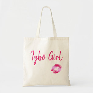 Mooie Roze Igbo Meisje Kust Tote Bag