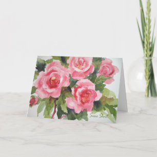 Mooie Roze Kaart 234 van Rozen