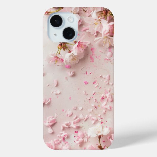Mooie roze kersenbloesem Case-Mate iPhone case (Achterkant)