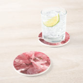 Mooie Roze Klaproos Onderzetters (Zijkant)