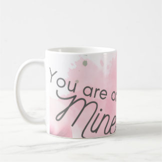 Mooie roze kleur en tekst voor liefde . koffiemok