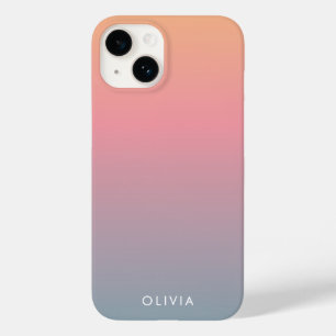 Mooie Roze Kleurrijke Ombre Case-Mate iPhone 14 Hoesje