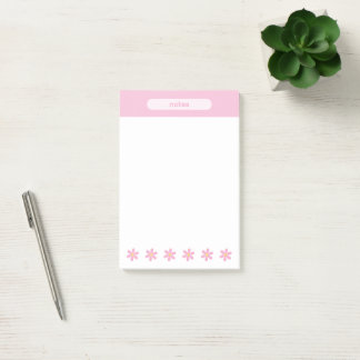 Mooie Roze Madeliefjes Pastel Bloemige Post-it Not Post-it® Notes
