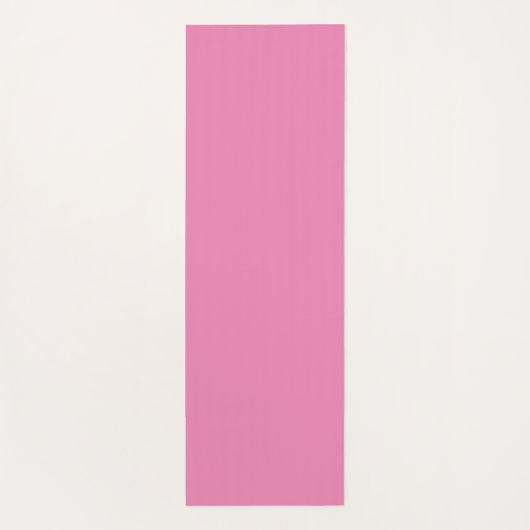 Mooie Roze Marmeren Swirl Monogram Yogamat (Achterkant)