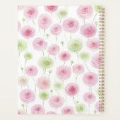 Mooie Roze Mint Ranunculus Citaat Planner (Achterkant)