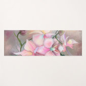 Mooie roze orchidee bloemen yoga mat (Voorkant (horizontaal))