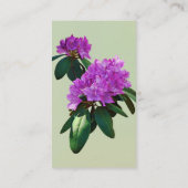 Mooie roze Rhododendrons Visitekaartje (Achterkant)