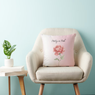 Mooie Roze Rode Roos Kussen
