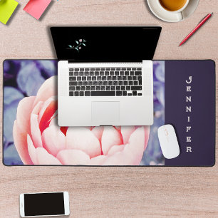 Mooie Roze Roos Bloem Persoonlijke Computer Bureaumat