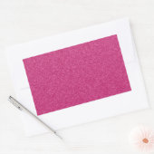Mooie, roze, roze achtergrond rechthoekige sticker (Envelop)