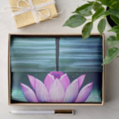 Mooie, roze, roze lotusventilator tissuepapier (Geschenk)