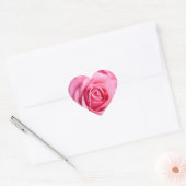 Mooie Roze Roze Roze Hart Sticker (Envelop)