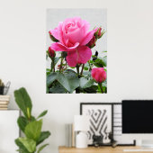 Mooie Roze Roze Roze Poster (Thuiskantoor)