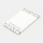 Mooie Roze Rozen Bloemig Post-it® Notes (Schuin)