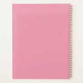 Mooie Roze Rozen Doos Macarons Planner (Achterkant)