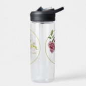 Mooie Roze Rozen en Vaas Waterfles (Links)