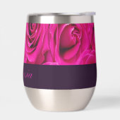Mooie roze rozen monogram (Links)