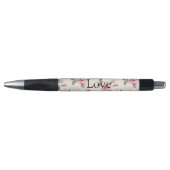 Mooie Roze Rozen Pen (Voorkant)