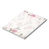 Mooie Roze Rozen Romantische Liefde Notitieblok (Gedraaid)