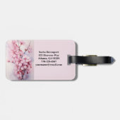 Mooie roze Sakura Cherry Blossom Bagagelabel (Achterkant horizontaal)