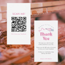 Mooie Roze Spuitzak Laat een Review achter QR-code
