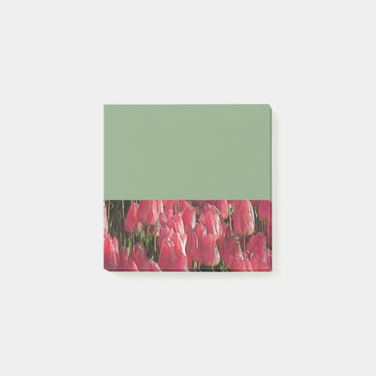Mooie Roze Tulpen Post-it® Notes (Voorkant)